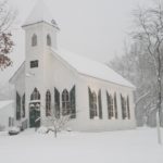 Chapel in the snow